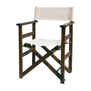 Πολυθρόνα Σκηνοθέτη Ίσιο Εμποτισμός Καφέ