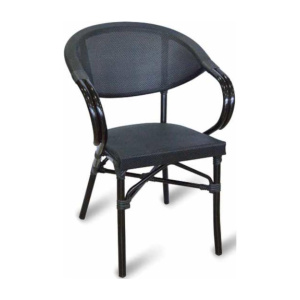 Armchair Baboo Bistro, Black Colour