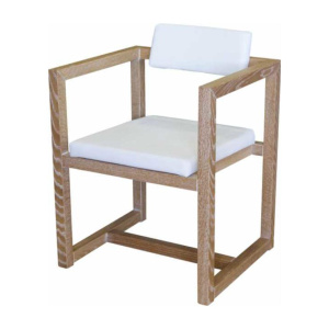 Πολυθρόνα Νότος 2 Δρυς Ταπετσαρία Πλάτη - Κάθισμα