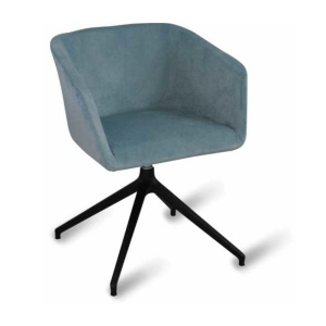 Armchair Meg with Metal Base