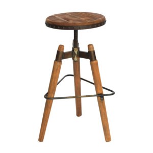 Σκαμπό Saturn Μεταλλικό