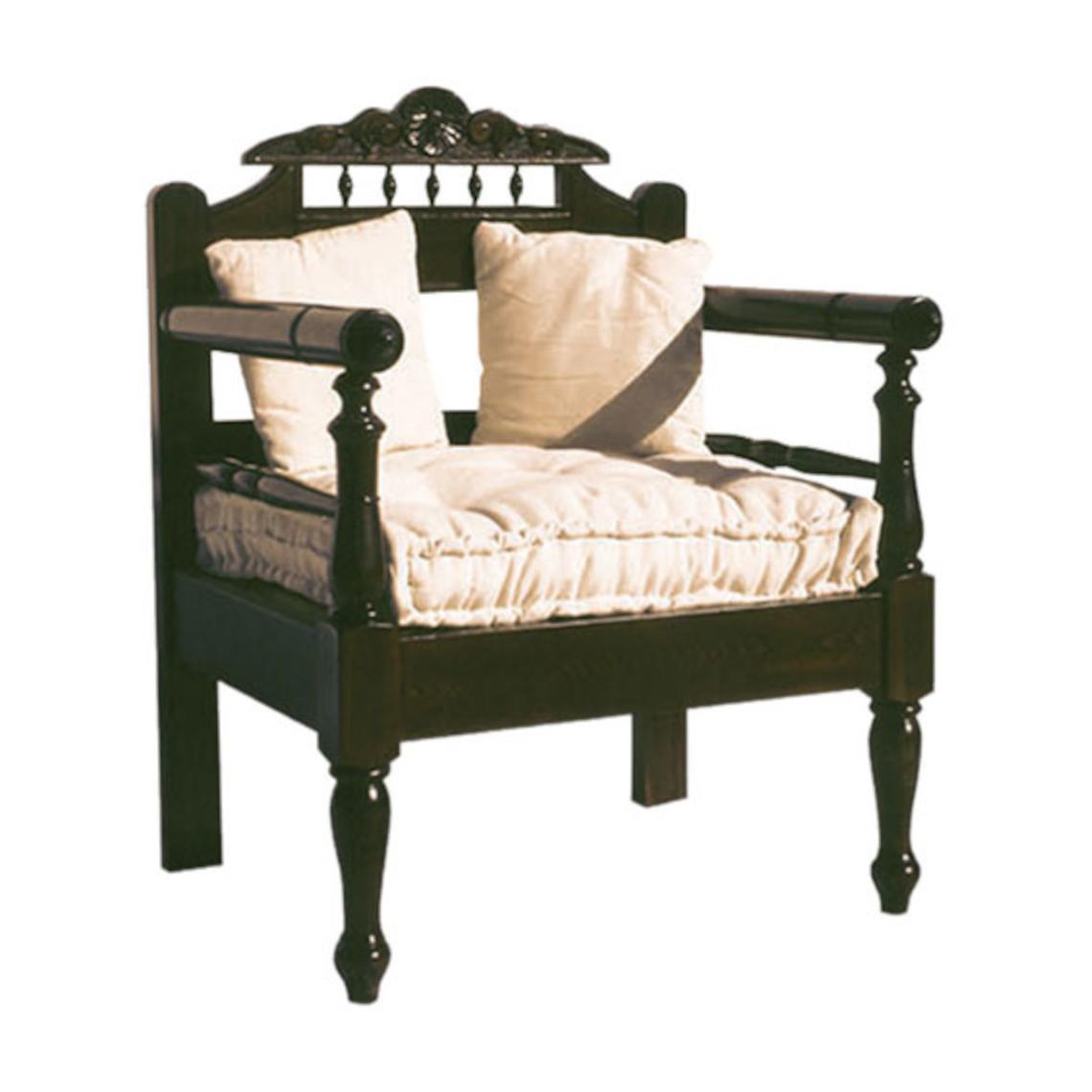 Armchair Crete with Carving