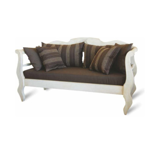 Καναπές Ελούντα Σκάλισμα Ελιά