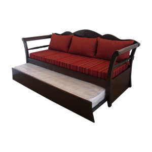 Καναπές Σίφνος Σκάλισμα Κοχλίας Συρόμενο Κρεβάτι