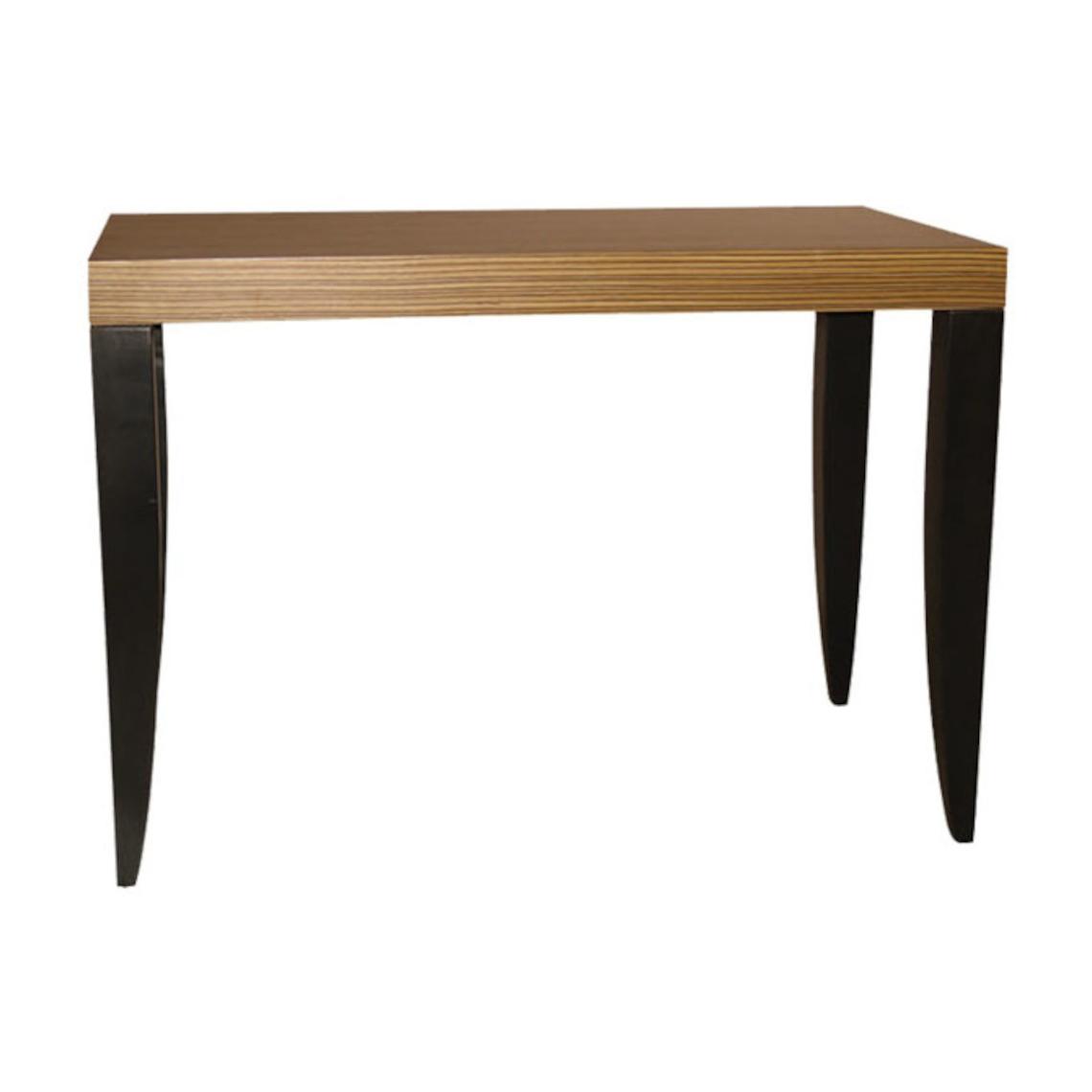 Table Kare Curved Zebrano