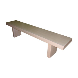Bench Monasterial Minimal Oak Wood